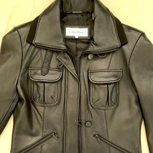 Calvin Klein Leather Jacket (NYC Collection)